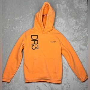 McLaren Daniel Ricciardo Kids Orange Pullover Hoodie Size Medium